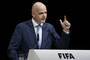Talian Gianni Infantino sa stal novým prezidentom FIFA. Rozhodli o tom voľby mimoriadneho Kongresu Medzinárodnej futbalovej federácie (FIFA). Zürich, 26. februára 2016.