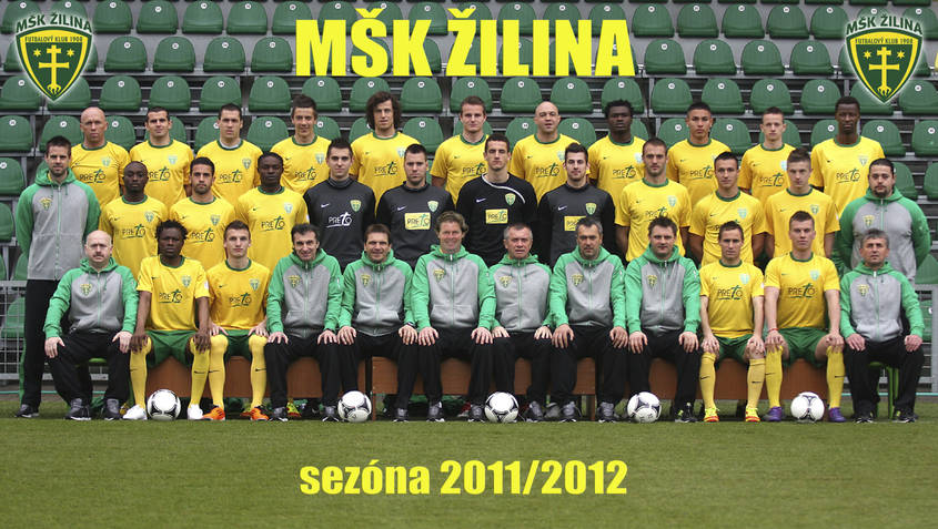 MŠK Žilina na konci sezóny 2011/2012.