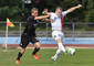 Trenčan Peter Čögley (vpravo) v súboji o loptu s hráčom Göteborgu Samom Larssonom v odvete 2. predkola Európskej ligy UEFA 2013 - 2014, AS Trenčín - IFK Göteborg. Dubnica nad Váhom, 25. júla 2013.