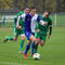 Záber zo zápasu 17. kola 2. ligy medzi FC ŠTK 1914 Šamorín a 1. FC Tatran Prešov 1:4.  Šamorín, 9. november 2013.