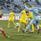 Vpravo Adam Zreľák (Slovan) a vľavo brankár Marián Kelemen (Michalovce) v dohrávke 21. kola Fortuna ligy ŠK Slovan Bratislava - MFK Zemplín Michalovce (1:0). Bratislava, 9. marca 2016 .