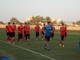 Tréning slovenskej reprezentácie do 17 rokov na štadióne Armed Forces Stadium počas MS do 17 rokov v Spojených arabských emirátoch. Abú Zabí, 25. október 2013.