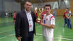 Kapitán slovenskej futsalovej reprezentácie do 21 rokov s trofejou za 2. miesto na turnaji Ostrava Cup. Ostrava, 22. február 2015