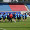 Slovenskí futbaloví reprezentanti na oficiálnom tréningu pred kvalifikačným zápasom Lichtenštajnsko - Slovensko. Vaduz, 6. júna 2013.