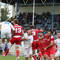 Záber zo zápasu 10. kola 2. ligy medzi tímami FC ŠTK 1914 Šamorín a Partizán Bardejov, ktorý sa skončil remízou 1:1. Šamorín, 22. septembra 2012.