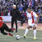 Hráč Trenčína Jairo De Macedo (vpravo) a Martin Tóth z Trnavy v zápase 26. kola Fortuna ligy medzi AS Trenčín a FC Spartak Trnava 1:0. Trenčín, 17. apríl 2015.