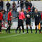 Pred výkopom prvého zápasu 25. kola Corgoň ligy medzi DAC Dunajská Streda a FK Senica, ktoré napokon skončilo víťazstvom hostí. Dunajská Streda, 15. apríla 2011.