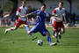 Autor druhého slovenského gólu Jaroslav Mihalík v zápase s Poľskom na 22- medzinárodnom turnaji hráčov do 18 rokov TIPOS Slovakia Cup 2012. Nová Dubnica, 27. apríla 2012.