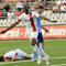 Hráč Trenčína Fanendo Adi sa raduje z gólu počas 1. kola Corgoň ligy v zápase medzi AS Trenčín a FC Nitra, ktorý sa skončil výsledkom 4:0. Trenčín, 13. júl 2013.