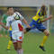 Hráč DAC Gábor Straka (vpravo) a hráč Trenčína Matúš Bero (vľavo) v súboji o loptu počas zápasu 5. kola Fortuna ligy DAC Dunajská Streda - AC Trenčín (0:2). Dunajská Streda, 15. augusta 2015.