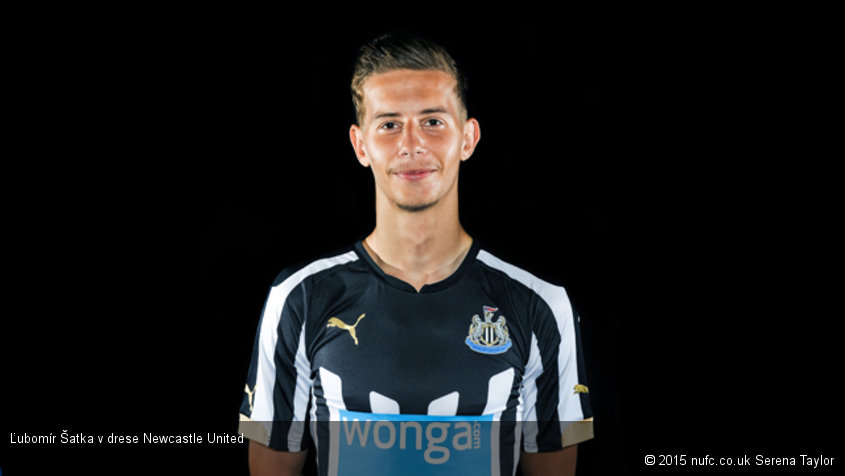 Ľubomír Šatka v drese Newcastle United