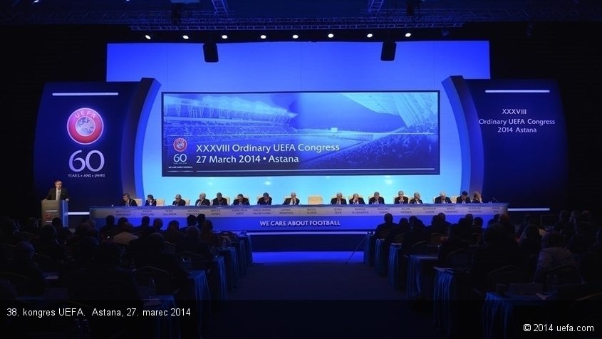 38. kongres UEFA.  Astana, 27. marec 2014