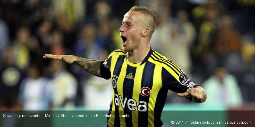 Slovenský reprezentant Miroslav Stoch v drese klubu Fenerbahce Istanbul.