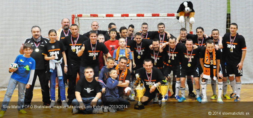 Slov-Matic FOFO Bratislava, majster futsalovej Loto Extraligy 2013/2014