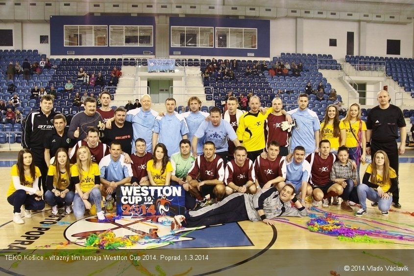 TEKO Košice - víťazný tím turnaja Westton Cup 2014. Poprad, 1.3.2014